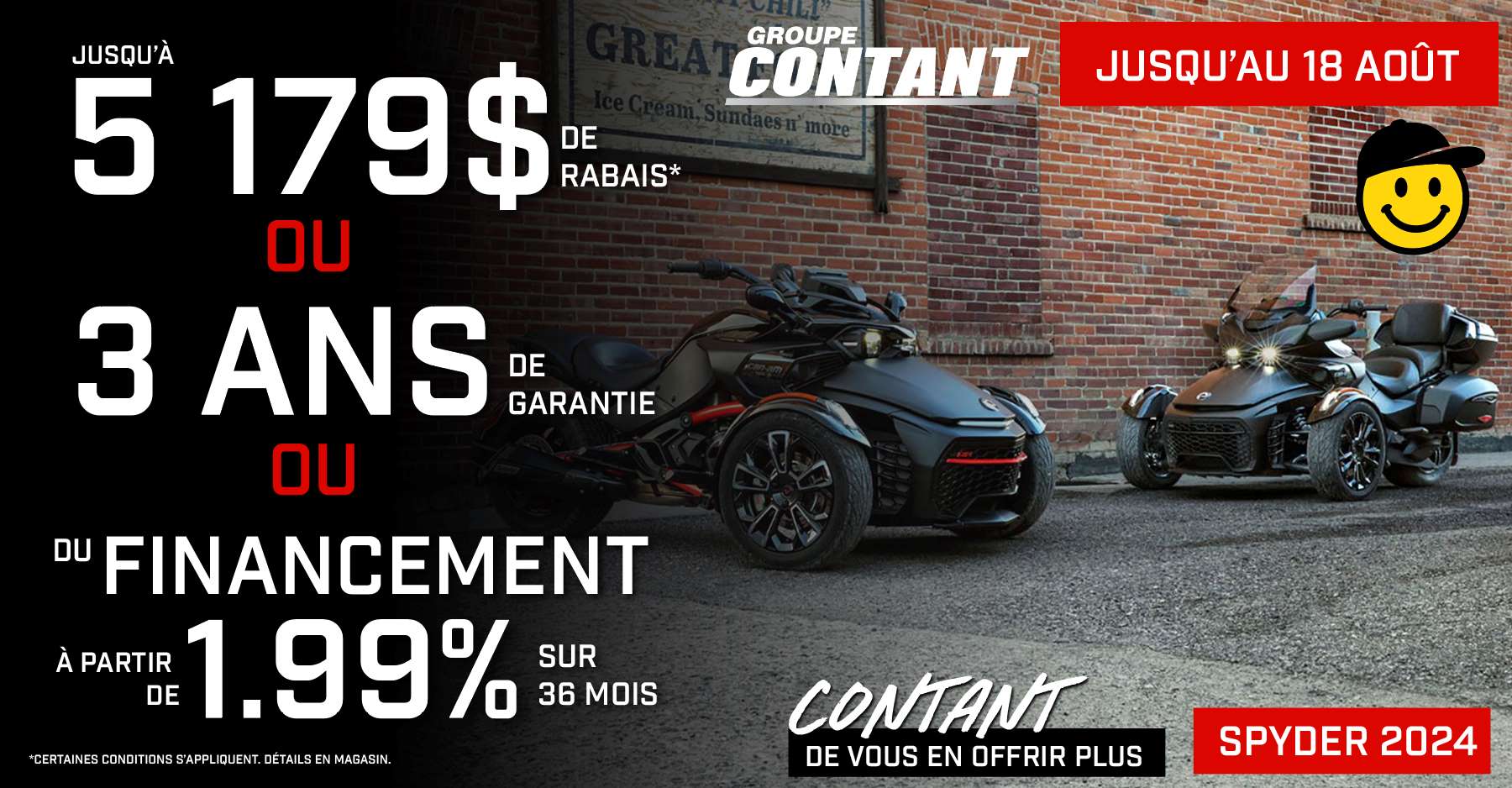 PROMOTION SPYDER 2024
