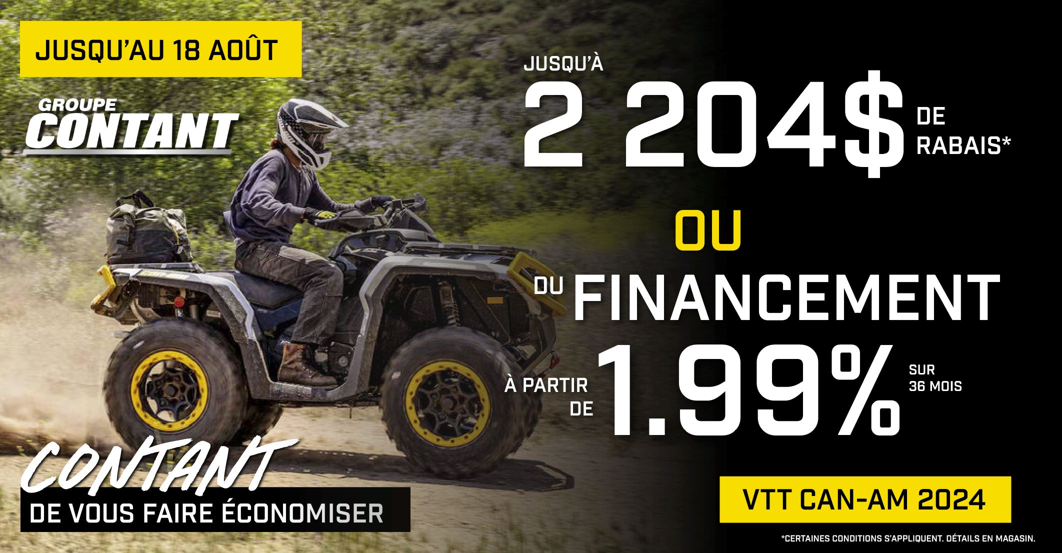 PROMOTION VTT CAN-AM 2024