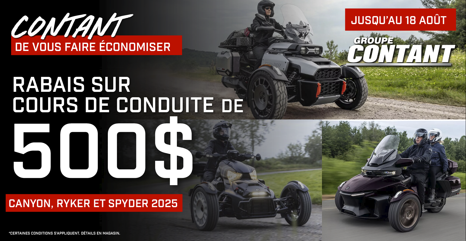 PROMOTION COURS DE CONDUITE