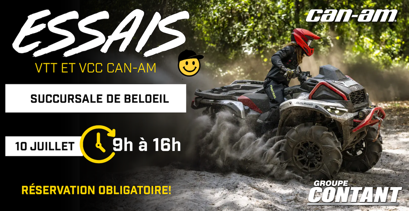 Essais Can-Am VTT/VCC - Beloeil