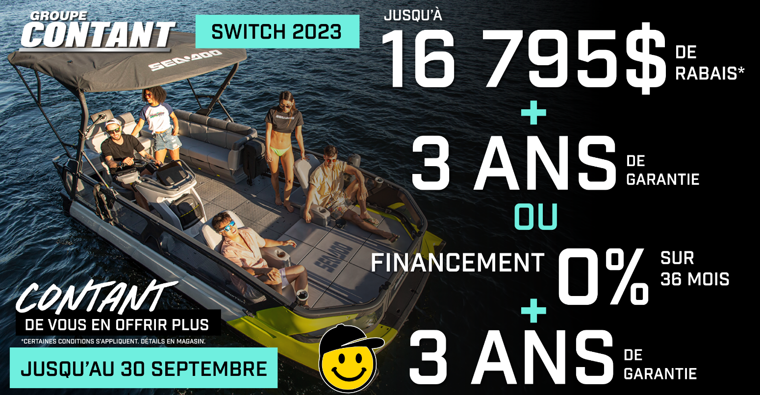 PROMOTION SEA-DOO SWITCH 2023