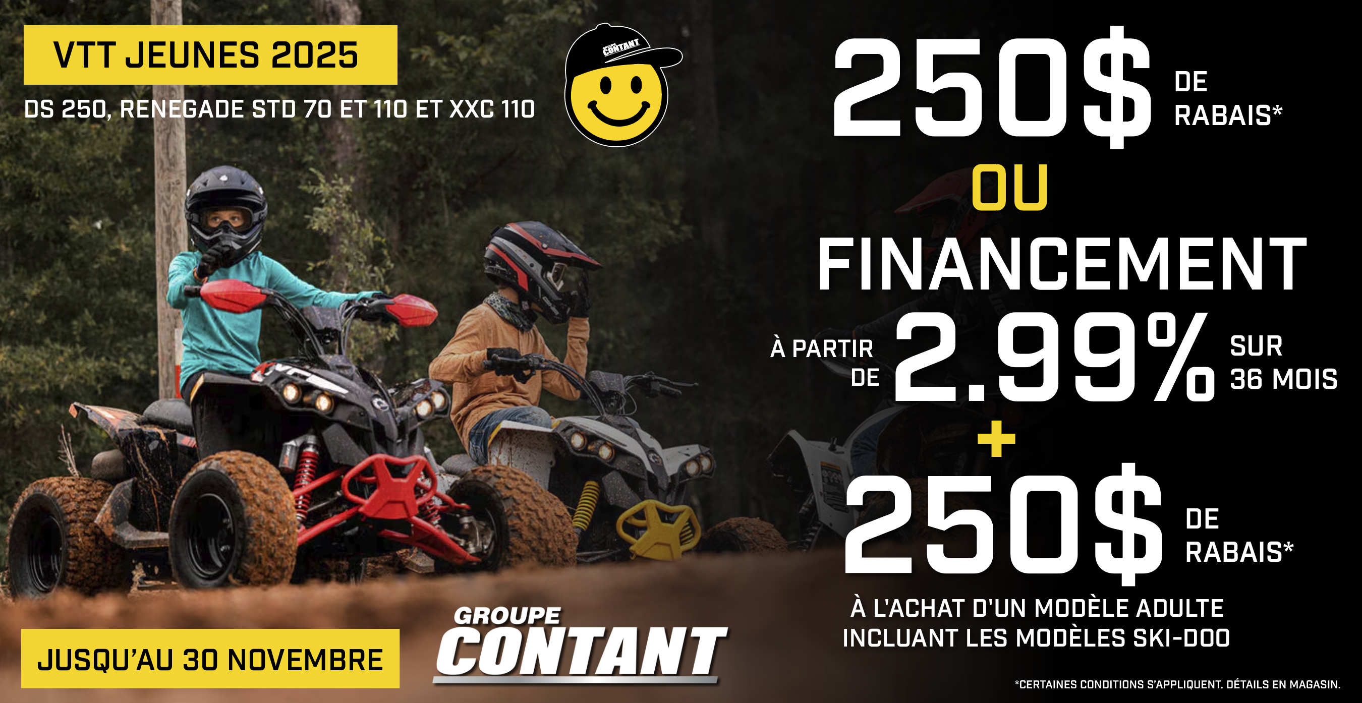 PROMOTION VTT CAN-AM 2025  JEUNES