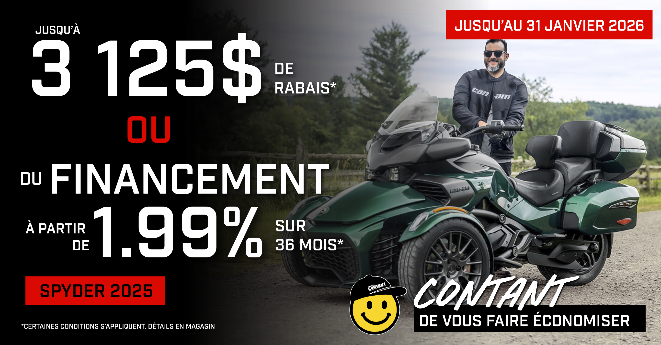 PROMOTION SPYDER 2025