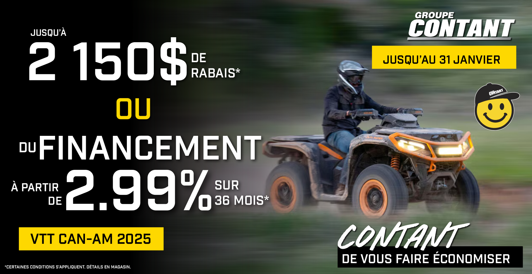 PROMOTION VTT CAN-AM 2025
