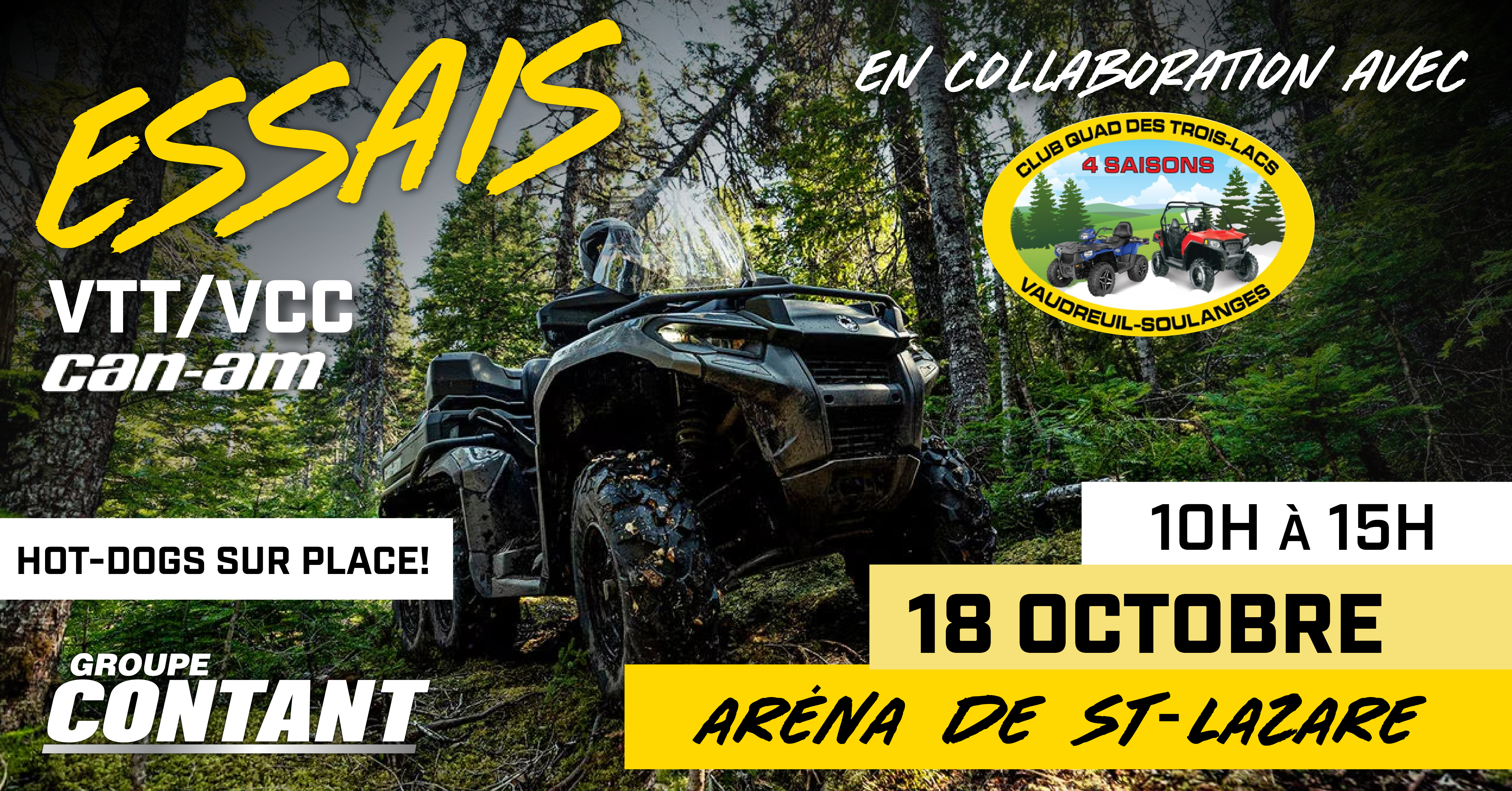 Essais VTT/VCC Can-am à St-Lazare