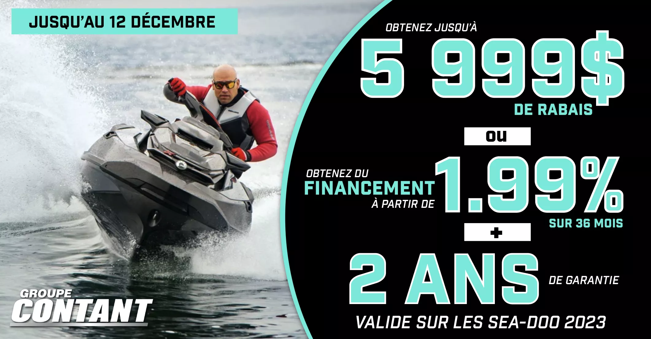 Promotion Sea-Doo 2023 fin 12 décembre