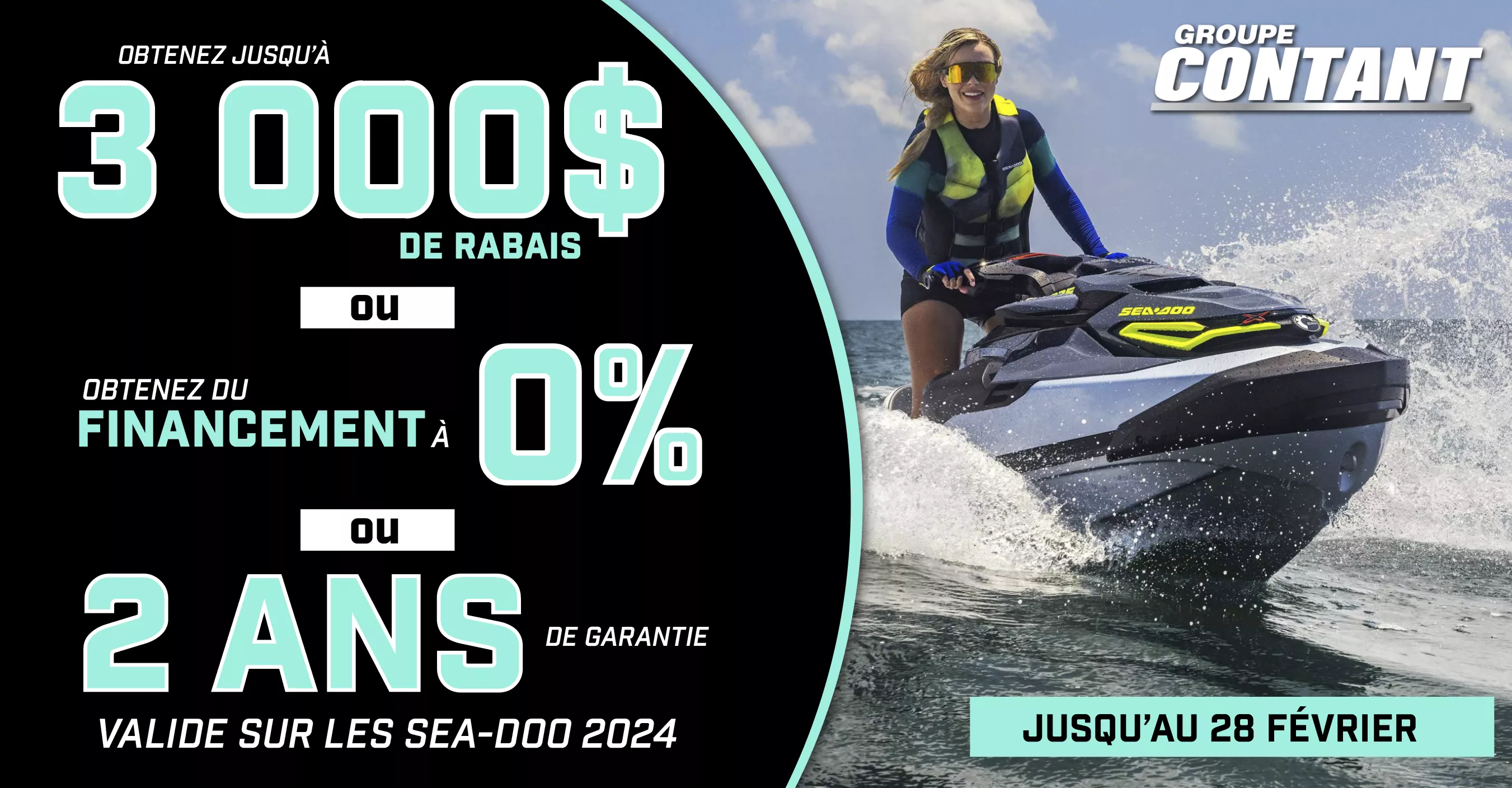 Promotion Sea-Doo 2024 fin 28 Février