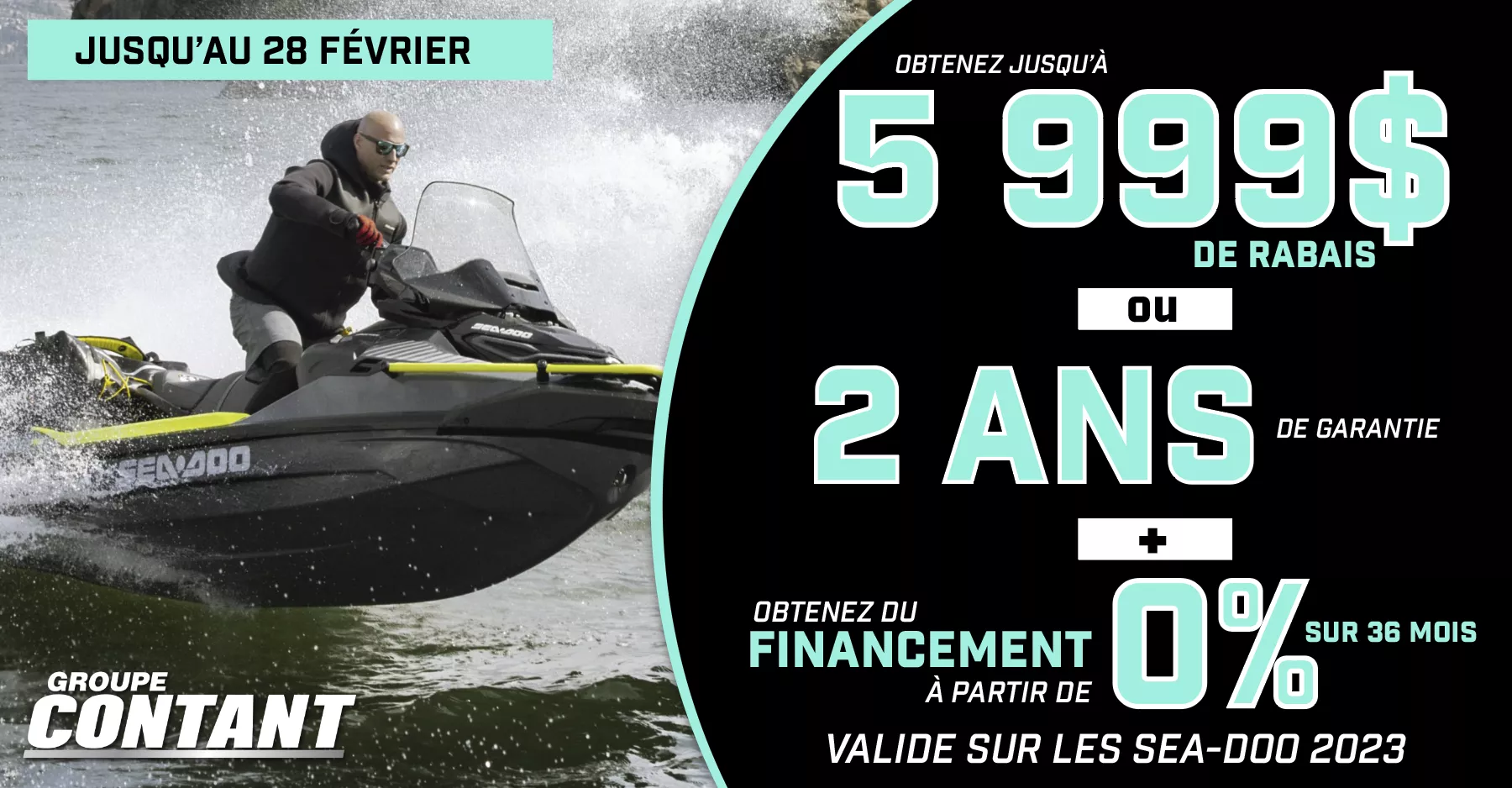 Promotion Sea-Doo 2023 fin 28 février