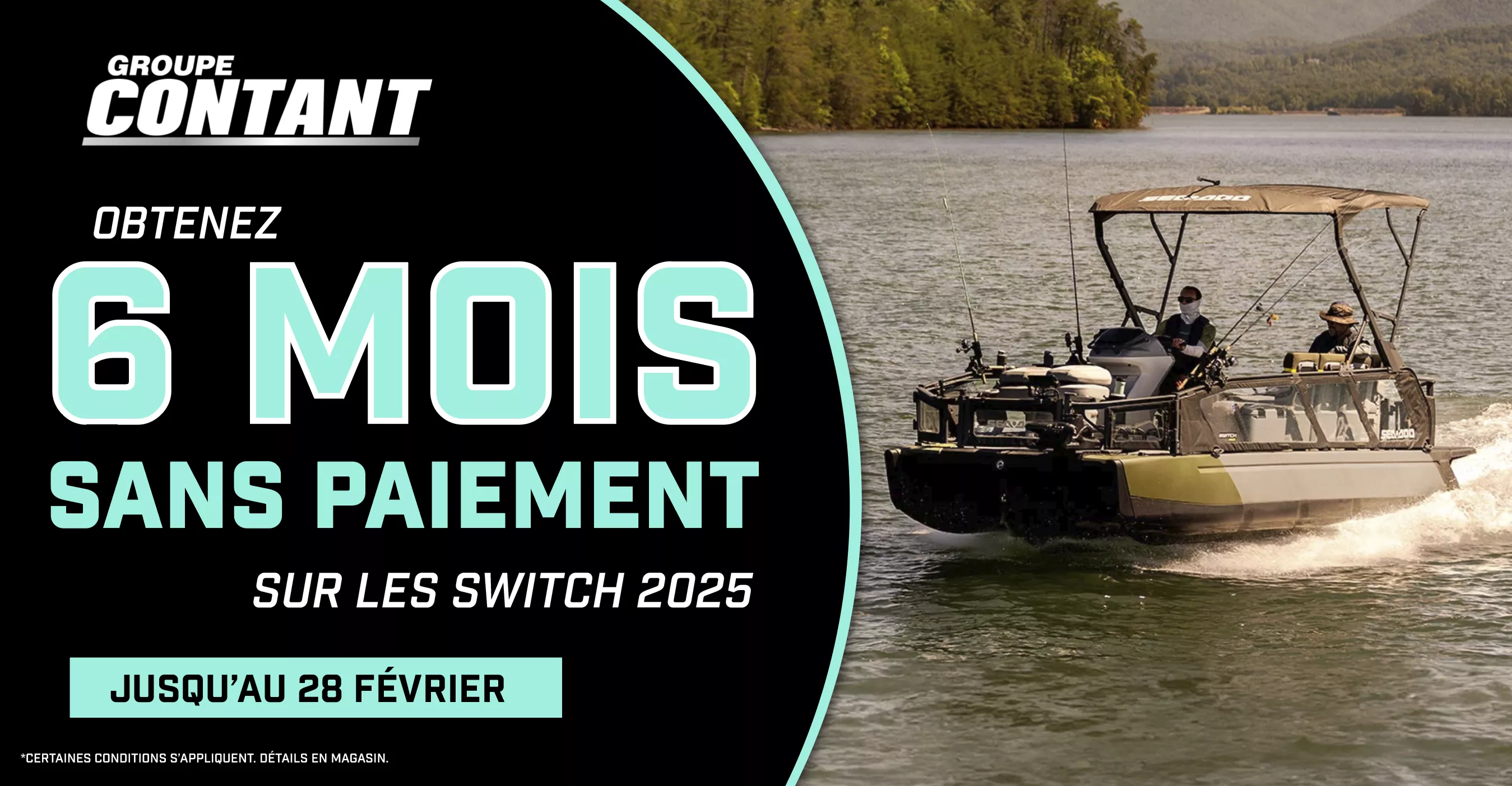 Promotion Sea-Doo Switch 2025 fin 28 février 