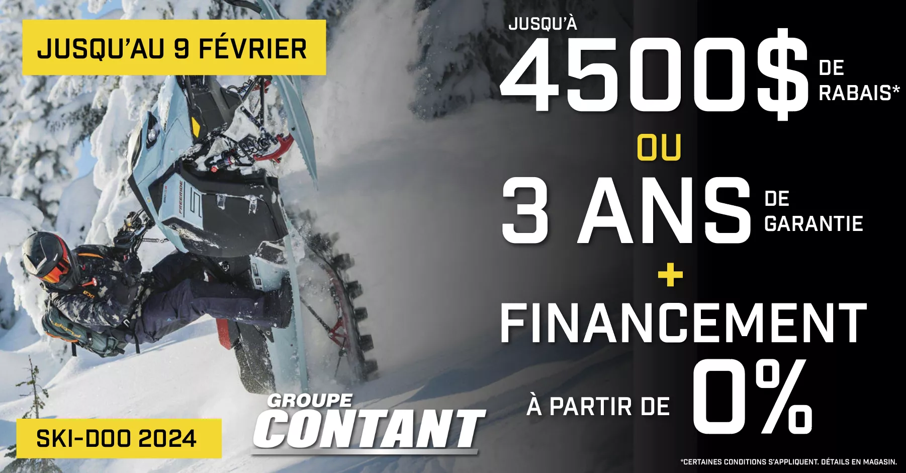 Promotion Ski-Doo 2024 fin 9 février 